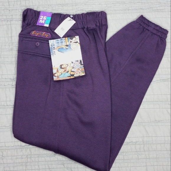 Bugle boy pleated sweatpants uni-sex vintage joggers size 26 DS Bnwt 199… - Picture 1 of 16